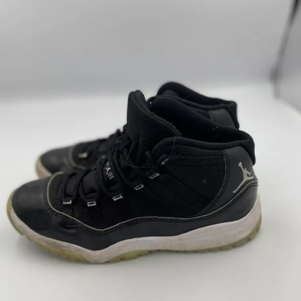 Nike Jordan 11 XI Retro Jubilee 25th Anniversary Size 3y  Sneakers 378039-011 - Picture 2 of 7